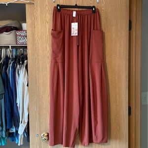 Halara - Palazzo Flowy Wide Leg Casual Pants
